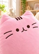 М’яка іграшка Кіт Пушин Pusheen 40 см плюшева подушка для сну обіймів та відпочинку рожевий (M9124RK) - зображення 4