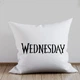Подушка з принтом Wednesday"/Подушка Wednesday - зображення 1