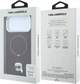 Etui na smartfon Apple iPhone 18 Pro/17 Pro Karl Lagerfeld Ring Stand 360 Karl Head Pin MagSafe Burgundy (KLHMP18LPSRSKLHR) - obraz 8