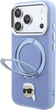 Etui na smartfon Apple iPhone 18 Pro/17 Pro Karl Lagerfeld Ring Stand 360 Karl Head Pin MagSafe Light Blue (KLHMP18LPSRSKLHB) - obraz 2