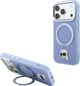 Etui na smartfon Apple iPhone 18 Pro/17 Pro Karl Lagerfeld Ring Stand 360 Karl Head Pin MagSafe Light Blue (KLHMP18LPSRSKLHB) - obraz 7