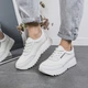 Женские кроссовки ITstyle кожаные Белые 41 (506455) - изображение 7