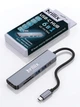 USB-хаб перехідник type с на юсб Brillix UC-H6 Max 6 портів USB2.0/USB3.0/HDMI/USB-C/SD TF card reader/PD Female розширювач для ноутбука макбука ПК картридер SD TF mini-jack type-c адаптер 6в1 - зображення 3