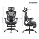 Кресло офисное OfficePro Onix OC975B Mesh эргономичное Black - изображение 16