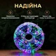 Новорічна гірлянда Роса Хвойна лапа 100 м 3000 LED, Світлодіодна гірлянда-нитка на мідному дроті в зеленій оболонці для ялинки, вікон, сходів і святкового декору дому, Різнокольоровий - зображення 3