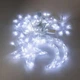 Світлодіодна гірлянда-штора Місяць та зірки 3×0,9 м 108 LED 12 фігур з 8 режимами IP44, Новорічна світлова завіса від мережі 220 В для декоративного освітлення вікон, стін, фотозон та святкового декору, Білий - изображение 6