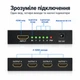 Розгалужувач відеосигналу Stone 1x4 HDMI 4K дублювання сигналу на 4 виходи спліттер (ST-SS022) - зображення 9
