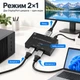 DP разветвитель свитч 2-направленный Schöff 1x2 4K сплиттер (ST-DP02) - изображение 6