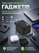 Сетевое зарядное устройство LEXEGO 65W быстрая зарядка GaN PD QC3.0 с выдвижным USB Type-C кабелем 65см для телефона универсальный блок питания для Samsung Xiaomi iPhone самсунга для ноутбука планшета черный (RC65-B) - изображение 4