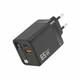 Сетевое зарядное устройство LEXEGO 65W быстрая зарядка GaN PD QC3.0 с выдвижным USB Type-C кабелем 65см для телефона универсальный блок питания для Samsung Xiaomi iPhone самсунга для ноутбука планшета черный (RC65-B) - изображение 7