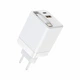 Сетевое зарядное устройство LEXEGO 65W быстрая зарядка GaN PD QC3.0 с выдвижным USB Type-C кабелем 65см для телефона универсальный блок питания для Samsung Xiaomi iPhone самсунга для ноутбука планшета белый (RC65-W) - изображение 10