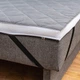 Ортопедичний матрац-топпер Family Sleep Fog Gray-White для дивана чи ліжка 75×190 см (НФ-00000580) - зображення 6