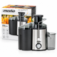 Электрическая соковыжималка Mesko MS 4126 Black 600 Вт Центробежная соковыжималка для твердых овощей и фруктов с двумя скоростями - изображение 7