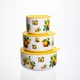 Контейнеры для еды фарфоровые Lemon 9,5/13/15 см Yiwu TS-3P-1 - изображение 3