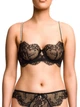 Бюстгальтер балконет Dita von Teese 80DD Чорний (D59075-black) - изображение 4