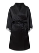 Шовковий халат Sainted Sisters L/XL Чорний (L68002-black) - зображення 1