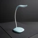 Настольная светло-голубая аккумуляторная LED-лампа FlexLight Curve, 3 режима яркости, сенсорная - изображение 1