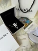 Серебряное колье Pandora «Сияющая капля» + подарочная упаковка - изображение 2
