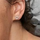 Серебряные серьги Pandora "Сердце" + подарочная упаковка - изображение 2