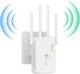 Підсилювач WiFi 2 порти LAN, 4 антени Generic ZJ02 білий (my-15258) - изображение 1