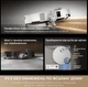 Робот-пилосос Dreame X60 Ultra White, 35000 Па, Li-Ion 6400 мА·год, до 165 хв, RLX86DE-wh - зображення 5