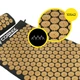 Килимок акупунктурний з валиком Cornix Classic Mat Аплікатор Кузнєцова XR-0494 Black/Gold - зображення 2