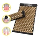 Килимок акупунктурний з валиком Cornix Classic Mat Аплікатор Кузнєцова XR-0494 Black/Gold - зображення 6