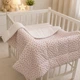 Плед детский MirSon №067 Premium Pique 01 Little hearts 60х80 см (2200013893943) - изображение 1