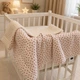 Плед детский MirSon №047 Poplin Waffle 01 Little hearts 60х80 см (2200013893554) - изображение 1