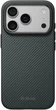 Чохол для смартфона Apple iPhone 18 Pro/17 Pro Pitaka Summa Case MagSafe Black-Grey (KI1801SP) - зображення 1