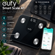 Умные весы eufy Smart Scale A1 Bluetooth, 12 показателей тела, жир, мышцы, кости, кг/фунты, черные - изображение 1