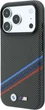 Чохол для смартфона BMW M Quadrille Kevlar Print Tricolor Lines & Metal Logo MagSafe для Apple iPhone 18 Pro / Apple iPhone 17 Pro Anthracite (3666339669485) - зображення 2