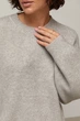 Удлиненный вязаный джемпер oversize цвет серый размер ONE SIZE FL_003576 - изображение 4