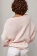 Мохеровый джемпер oversize с широкой горловиной цвет пудра размер ONE SIZE FL_003577 - изображение 2