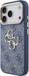Чохол для смартфона Guess 4G Big 4G Classic Logo для Apple iPhone 18 Pro Max / Apple iPhone 17 Pro Max Blue/Gold (3666339651114) - зображення 2