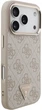 Чохол для смартфона Guess 4G Triangle Logo MagSafe для Apple iPhone 18 Pro / Apple iPhone 17 Pro Pink/Gold (3666339676896) - зображення 4