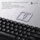 Клавіатура Ajazz AK690 Peach Mist Switch USB UA White (AK690-PM-W) - зображення 2