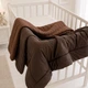Плед детский MirSon №051 Premium Pique Brown 150х220 см (2200013893608) - изображение 3