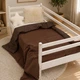 Плед детский MirSon №051 Premium Pique Brown 150х220 см (2200013893608) - изображение 6