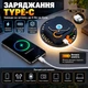 Фонарь лампа мощный светильник аккумуляторный фонарик 6600 мАгод светодиодный павербанк на батарее туристический влагозащищенный с функцией Power Bank кемпинговый беспроводной походный ночник с магнитом USB Type-C холодный свет - изображение 7
