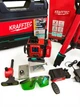 Лазерный уровень Krafftec Germany BL-16 4D 16 линий 4×360° зеленый луч самовыравнивающийся точность 0,1 мм/м аккумулятор 5000 мА·ч для стен пола потолка и плитки со штативом 1,2 м и микролифтом - изображение 8