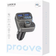 FM-модулятор Proove Luxor SE QC3.0 + PD 36W Bluetooth 5.3 Type-C USB Hands Free, сірий - зображення 4