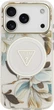 Панель Guess IML Glitter Flowers Triangle MagSafe для Apple iPhone 17 Pro / 18 Pro White (GUHMP18LHFLPEDH) - зображення 3