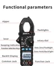 Токовые клещи (Мультиметр цифровой) SNAKOL SK-203 (600V AC/DC 600A AC/DC) Black (46058) - изображение 2