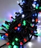 Гирлянда РУБИНКА 400 LED, RGB двухцветная, черный провод, 20 м, 8 режимов 1247-54 - изображение 1