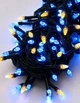 Гирлянда КОНУС, 200 LED, 10 м, 8 режимов, черный провод, желто-синяя, 1220-26 - изображение 1