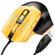 Миша Hoco GM31 "Overlord", Black/Yellow, USB, оптична, 1200-3600 dpi, LED підсвічування, 7 кнопок, 1.5 м - изображение 2