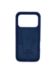 Чохол для iPhone 18 Pro силіконовий Soft-touch Silicone Case Full Size (AA) Deep Navy - зображення 2