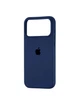 Чохол для iPhone 18 Pro силіконовий Soft-touch Silicone Case Full Size (AA) Deep Navy - зображення 3