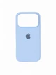 Чохол для iPhone 18 Pro силіконовий Soft-touch Silicone Case Full Size (AA) Light Blue - зображення 1